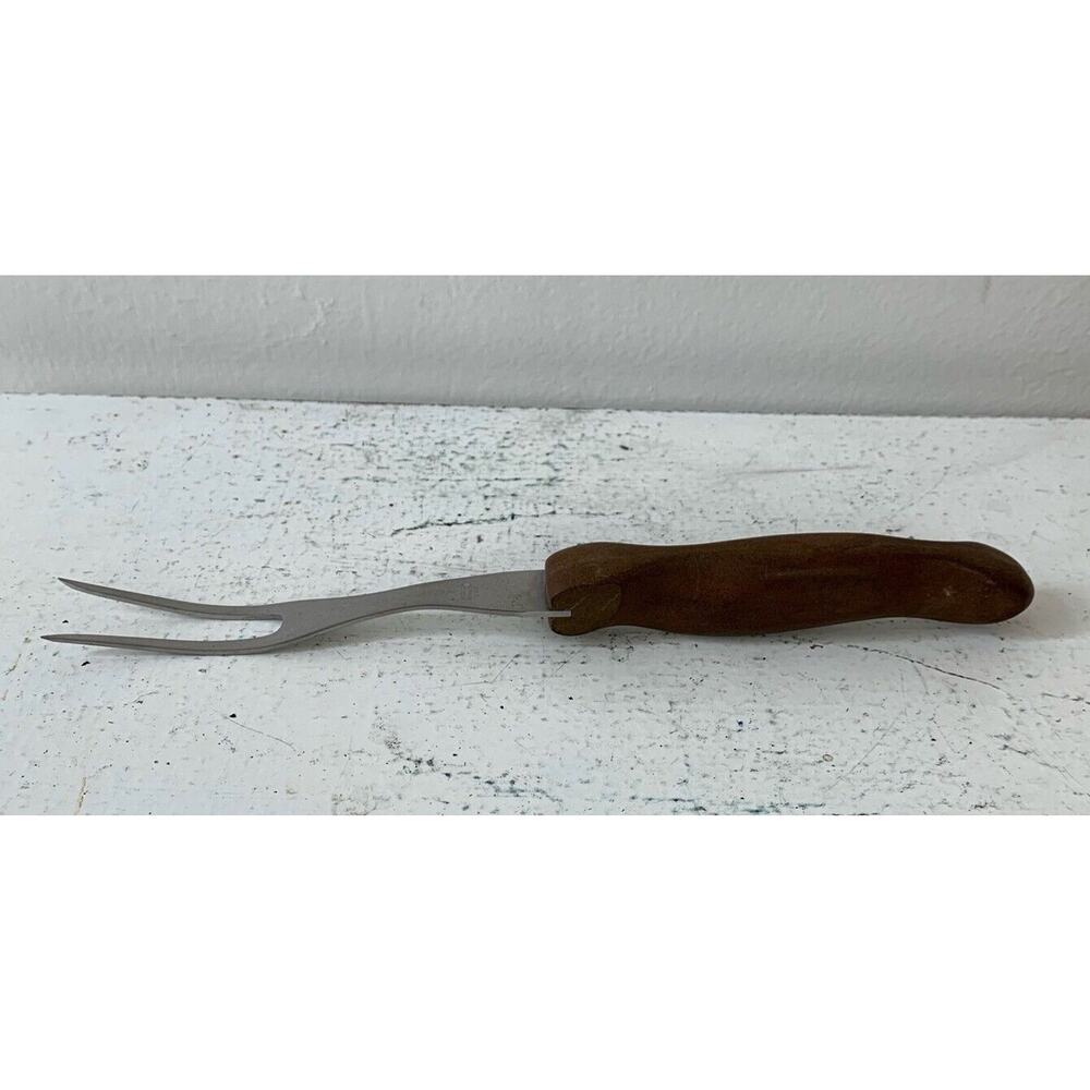 Cutco USA 27 Carving Turning Fork Classic Brown Handle